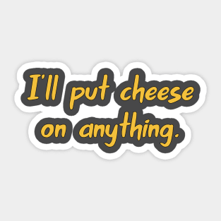 Cheese Sticker